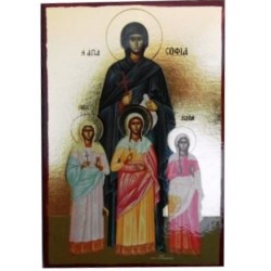 Saint Sophia with Daughters Faith, Hope and Love